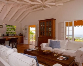 Living room and kitchen